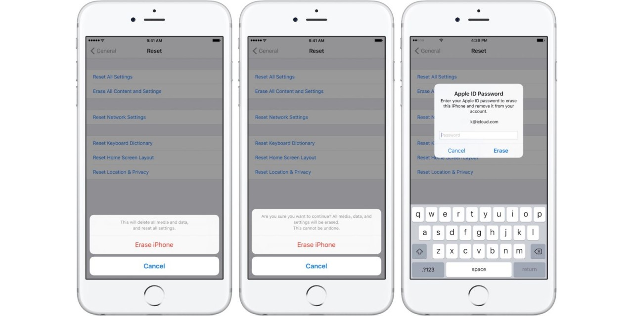 Como apagar seu dispositivo Apple, antes de vender ou doar a alguém?